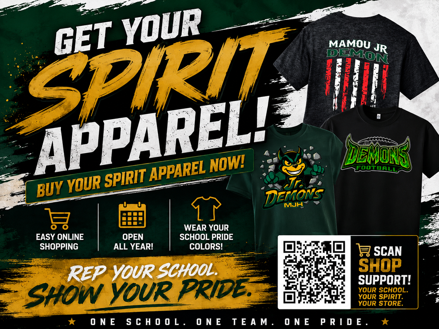 MAMOU JR HIGH SCHOOL SPIRIT APPAREL