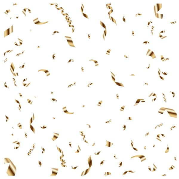 gold confetti Thumbnail