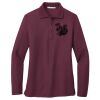 Ladies Silk Touch Long Sleeve Polo Thumbnail