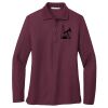 Ladies Silk Touch Long Sleeve Polo Thumbnail