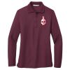 Ladies Silk Touch Long Sleeve Polo Thumbnail