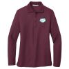Ladies Silk Touch Long Sleeve Polo Thumbnail