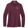 Ladies Silk Touch Long Sleeve Polo Thumbnail