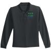 Youth Long Sleeve Silk Touch Polo Thumbnail